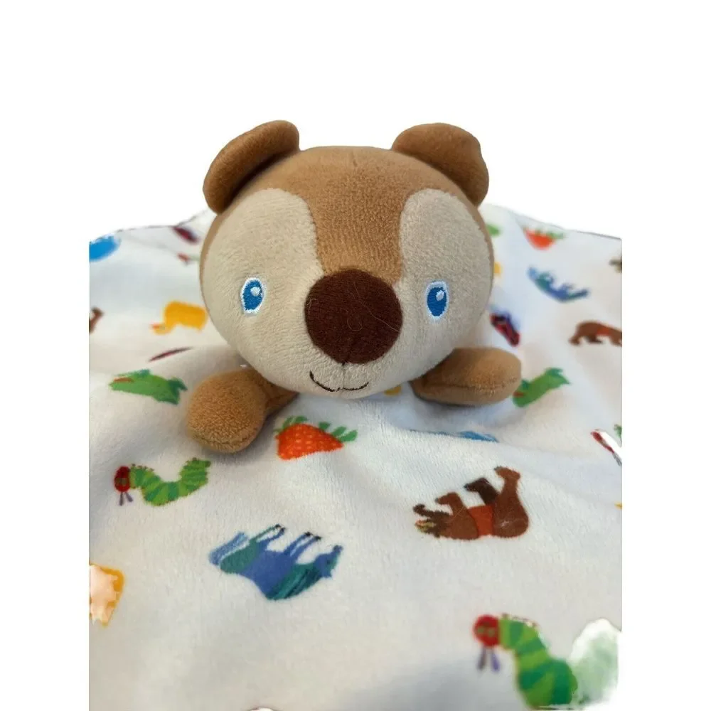 Eric‎ Carle Brown Bear Animal Print Blanket Lovey & Soft Sherpa Bear Baby Lovey